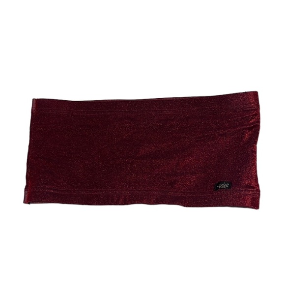 Vie Sparkly Red Bandeau Bra - Women’s Size Small - Picture 7 of 7